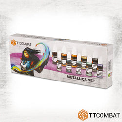 TT Combat Metallics Paint Set - Hobby Acrylic Paints