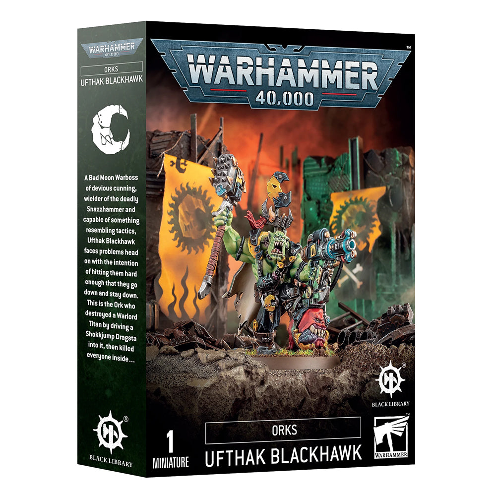 Orks Ufthak Blackhawk Commemorative Black Library Mini