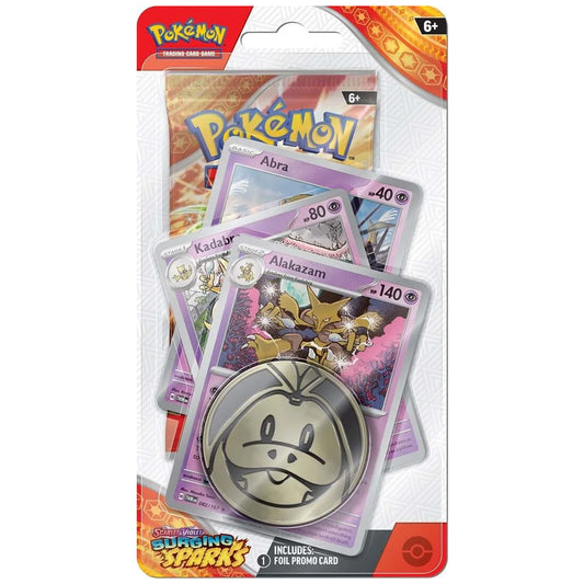 Pokémon TCG SV Surging Sparks Alakazam Promo Pack