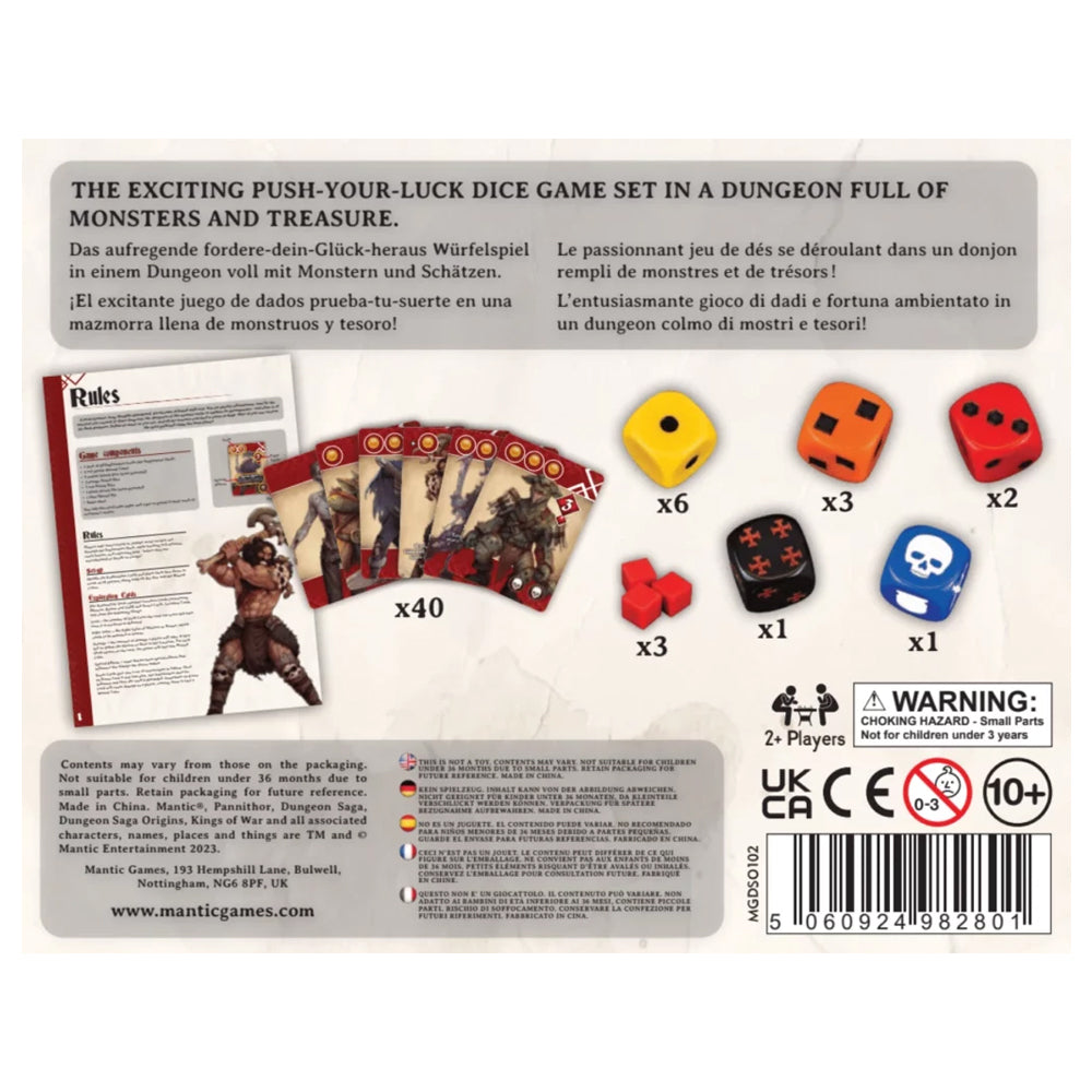 What's Inside the Dungeon Saga Origins Dice Game