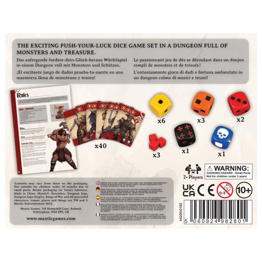 Dungeon Saga Origins The Dice Game