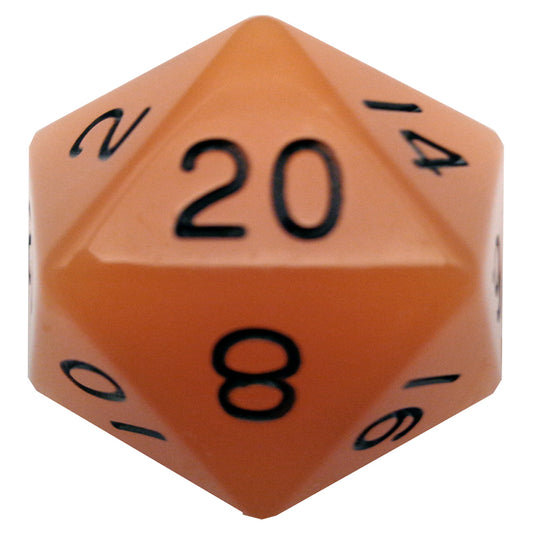 Glow Orange Jumbo D20