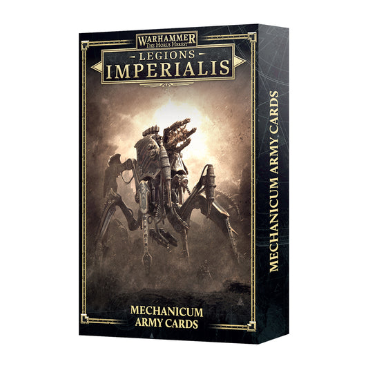 Mechannicum Army List Cards - Legions Imperialis