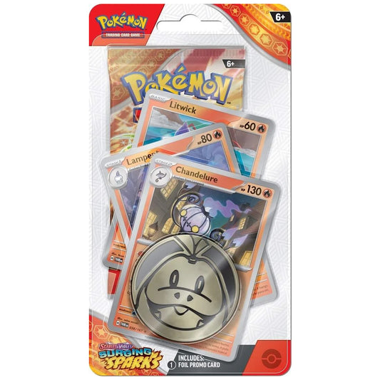 Pokémon TCG SV Surging Sparks Chandelure Promo Pack