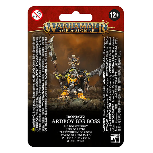 Orruk Warclans Ardboy Big Boss -...