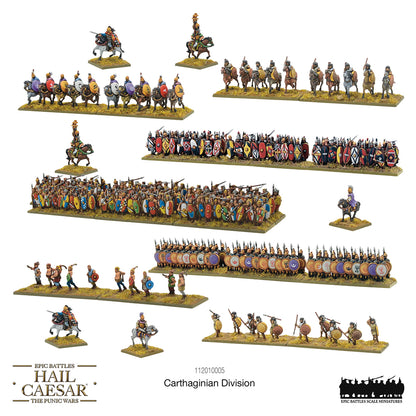 The Carthaginian division boxed set contains: