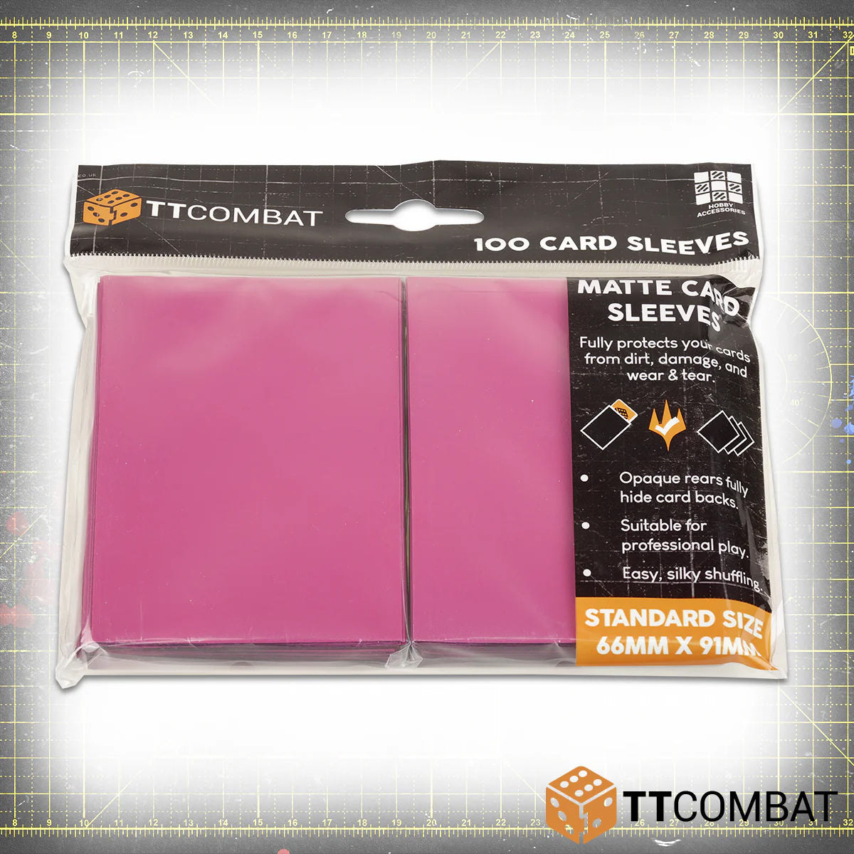 Matt TCG Card Sleeves 100 Pack - TT Combat