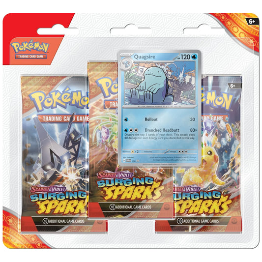 Pokémon TCG SV Surging Sparks Quagsire Promo Pack