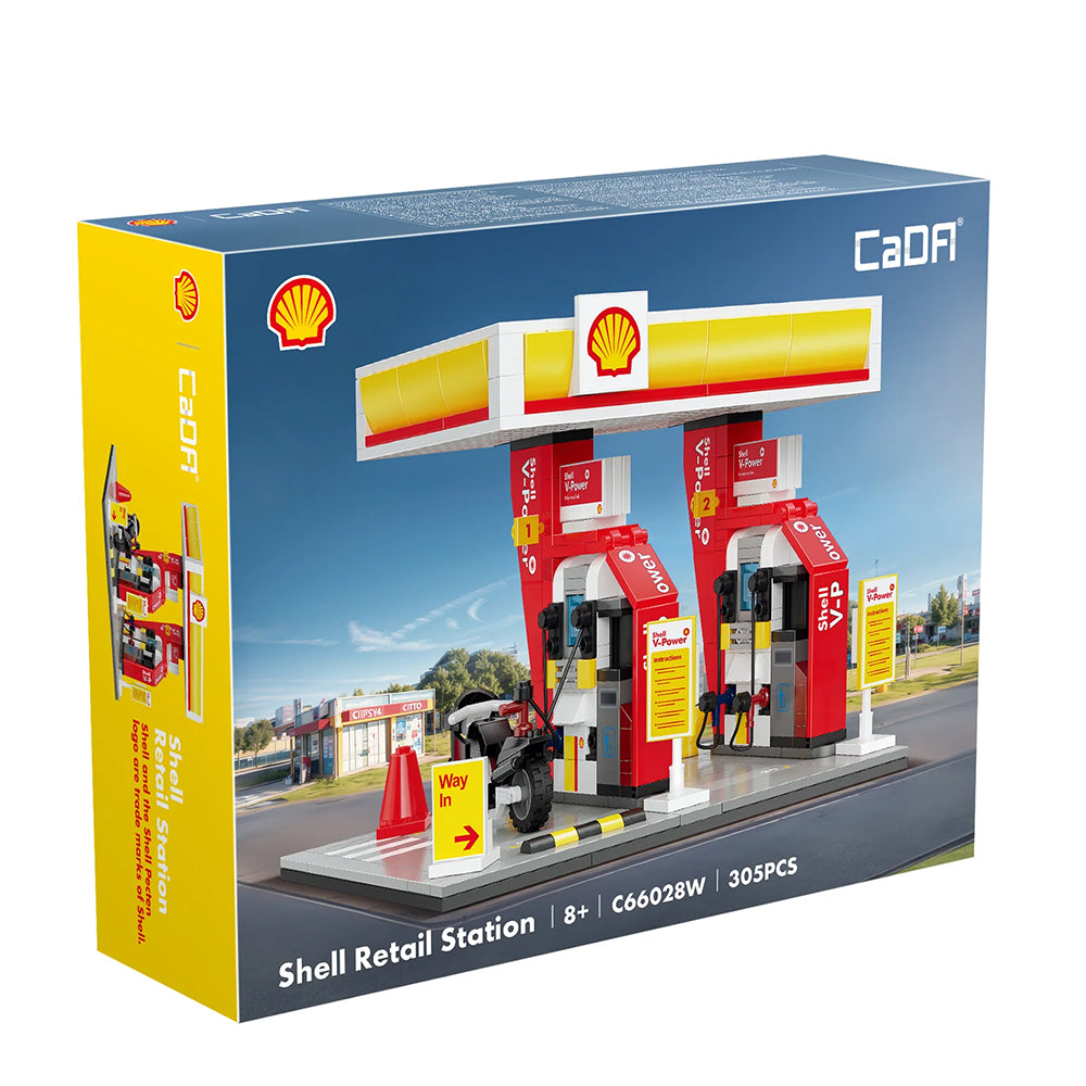 Shell Retail Station CaDA Bricks Kit