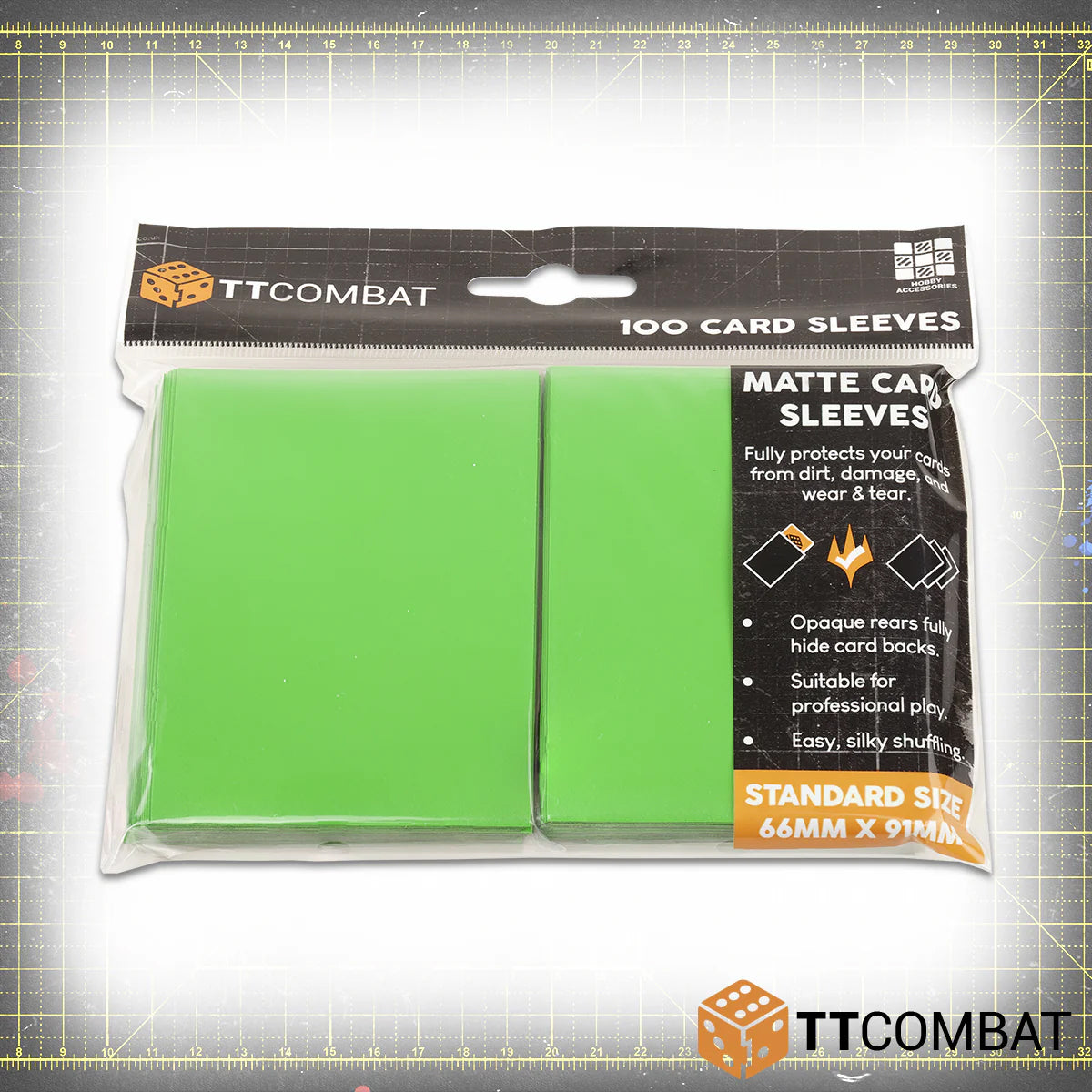 Matt TCG Card Sleeves 100 Pack - TT Combat