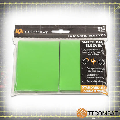 Matt TCG Card Sleeves 100 Pack - TT Combat