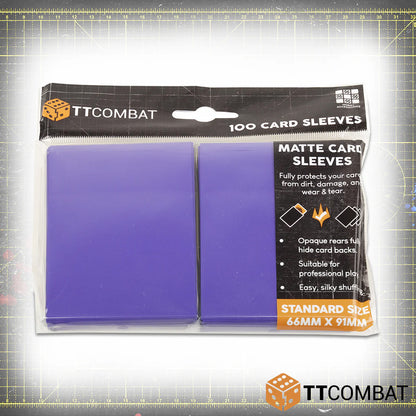 Matt TCG Card Sleeves 100 Pack - TT Combat