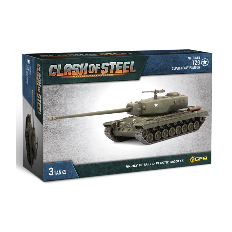 US T29 Super Heavy Tank Platoon Clash Of Steel