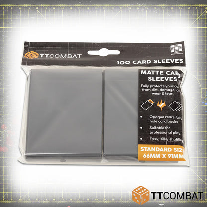 Matt TCG Card Sleeves 100 Pack - TT Combat