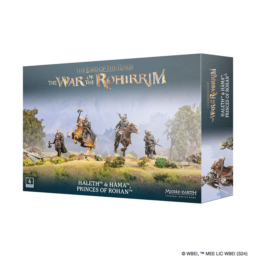 Middle Earth Strategy Battle Game Haleth & Hama Princes of Rohan