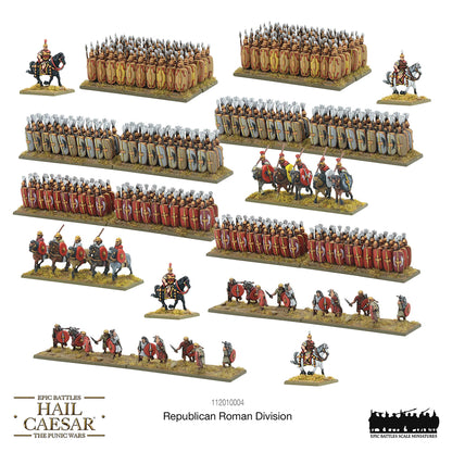 The Republican Roman division boxed set contains: