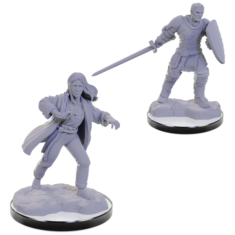 Reborn Paladin & Warlock Nolzurs Fantasy RPG Minis