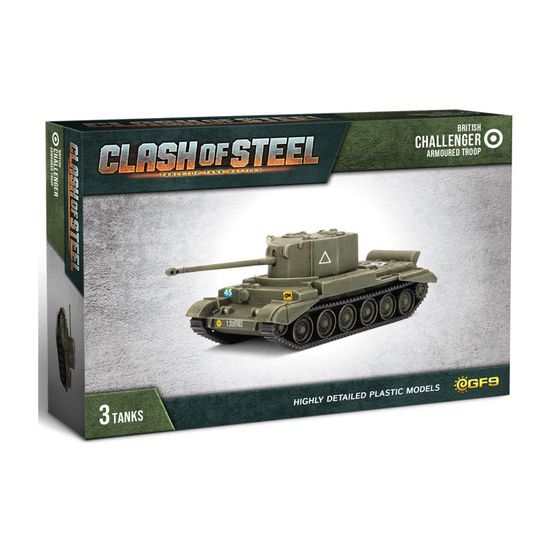 British Challenger Armoured Troop Clash Of Steel