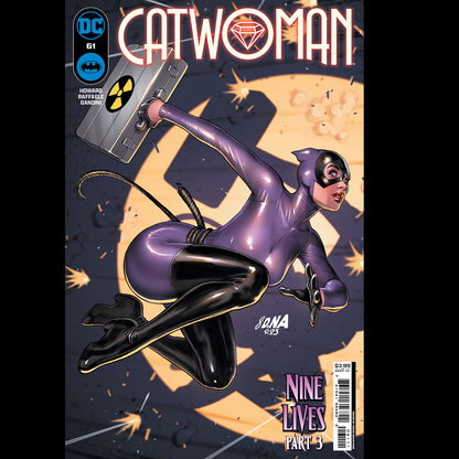 Catwoman #61 from DC comics written by Tini Howard with art by Steffano Raffaele and cover art variant A.