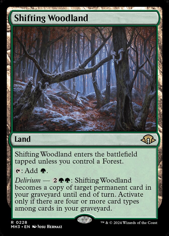 Shifting Woodland MTG Single | MH3 #228