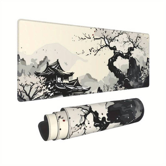 Wide Japanese Ink Painting Stitc...