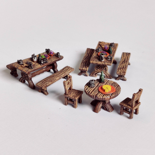 Food Tables by Iron Gate Scenery...