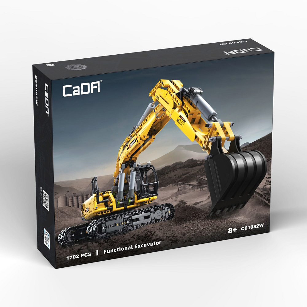 Functional Excavator - Cada Brick