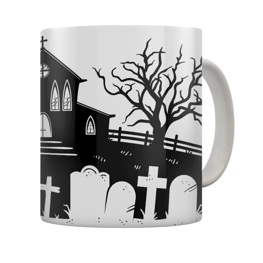 Necropolis Silhouette Mug