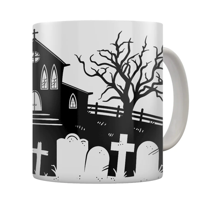 Necropolis Silhouette Mug