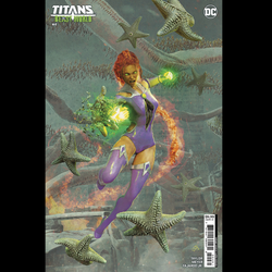 Titans Beast World #4 from DC written by Tom Taylor with art by Lucas Meyer and cover art variant B.