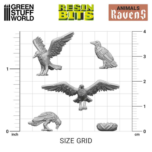 Ravens from the Resin Bits by Gr...