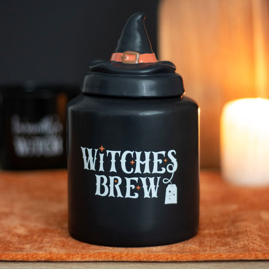 Witches Brew Ceramic Canister. A...