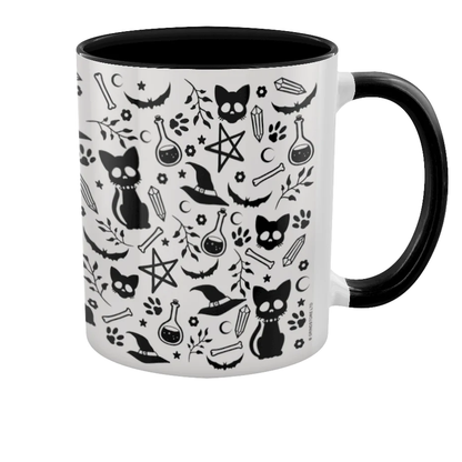 Witchy Elements Black Inner 2-Tone Mug