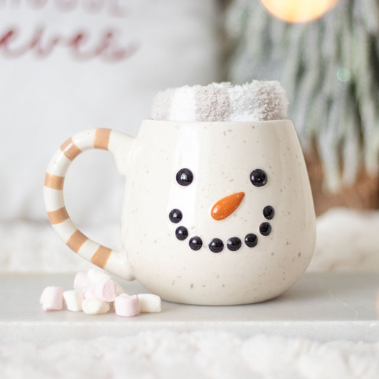 Snowman Mug and Sock Set. A cute...