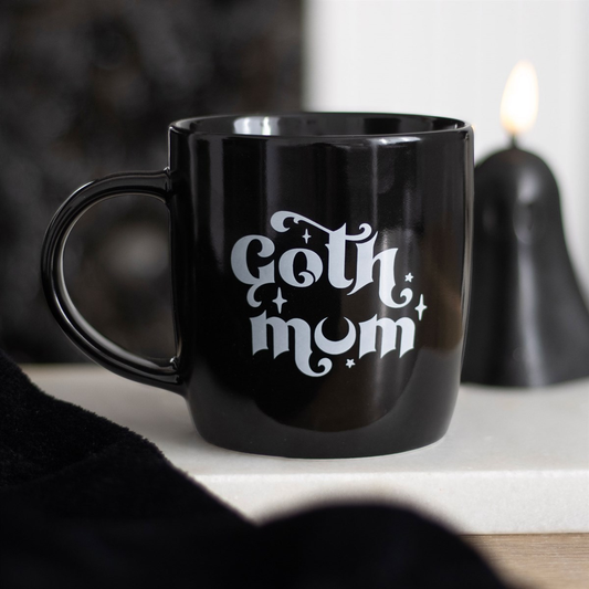 Goth Mum Black Mug. Start your d...