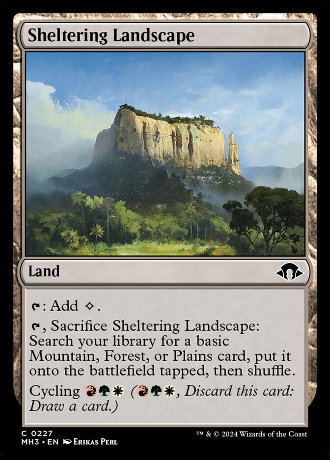 Sheltering Landscape MTG Single | MH3 #227