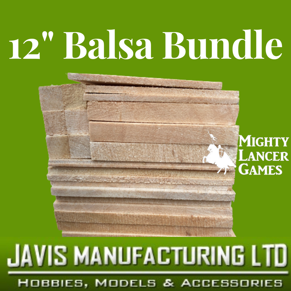 Giant 12" Balsa Wood Bundle