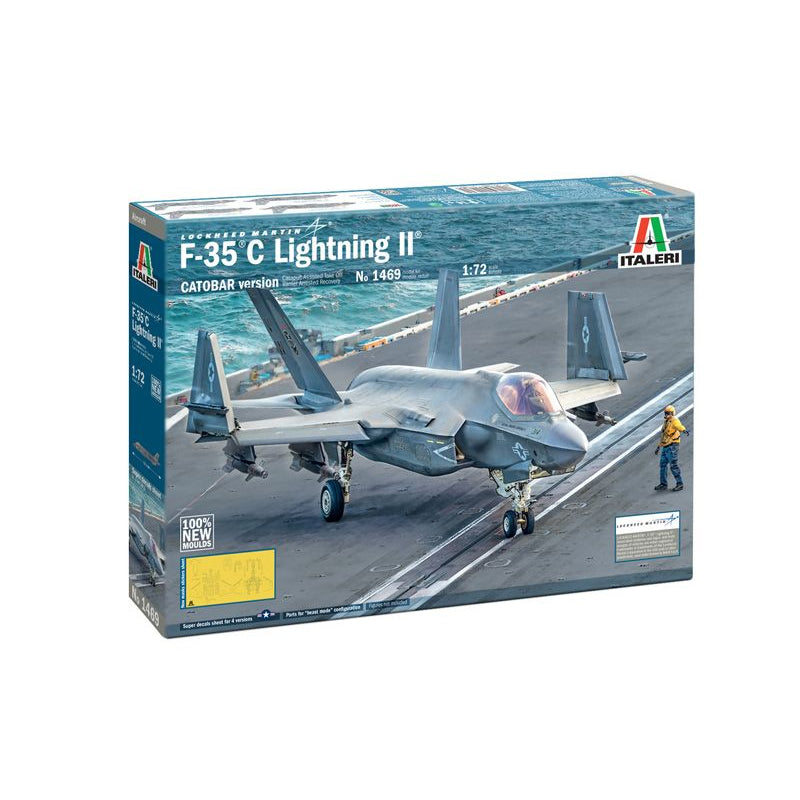 Lockheed F-35C Lightning II 'CATOBAR' - Italeri 1:72 Scale Model