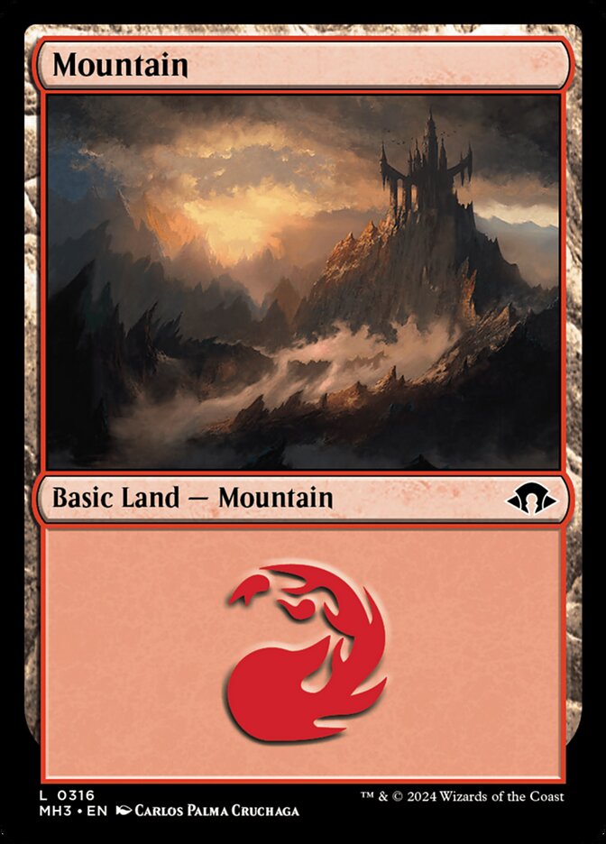 Mountain V.1 Basic Land MTG Single | MH3 #316