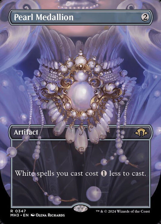 Pearl Medallion Borderless MTG S...