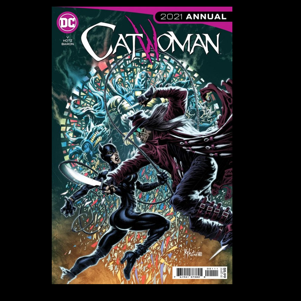 Catwoman Annual 2021 #1 from DC written by Ram V with art by Fernando Blanco, Kyle Hotz and Juan Fereyra. 