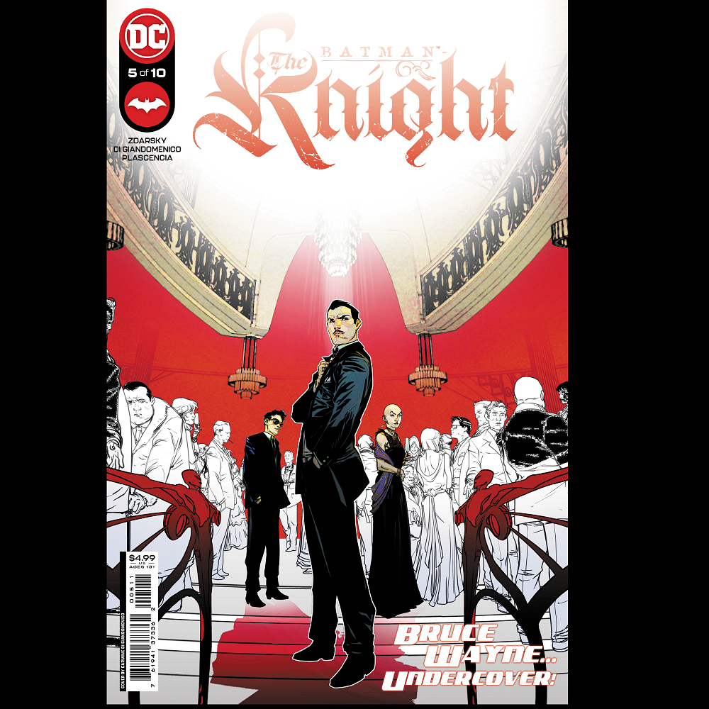 Batman The Knight #5 from DC Comics by Chip Zdarsky with art by Carmine Di Giandomenico and Ivan Plascencia. Bruce Wayne undercover!