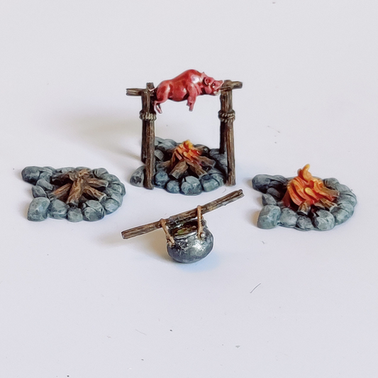 Campfires by Iron Gate Scenery f...