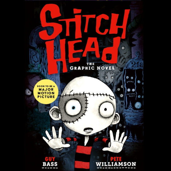 Stitch Head by Guy Bass a graphic novel with colour illustrations. This is the first book in the laugh our loud Stitch Head series, he is deep in the maze like dungeons of Castle Grotteskew forgotten by his creator until a travelling circus knock on the door