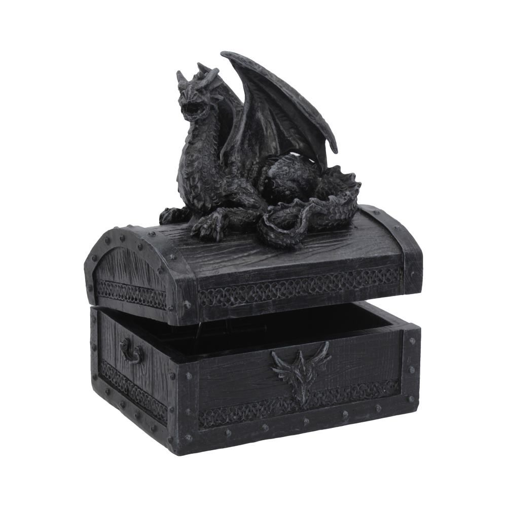 Sacred Keeper Dragon Treasure Chest 14.5cm  - Nemesis Now