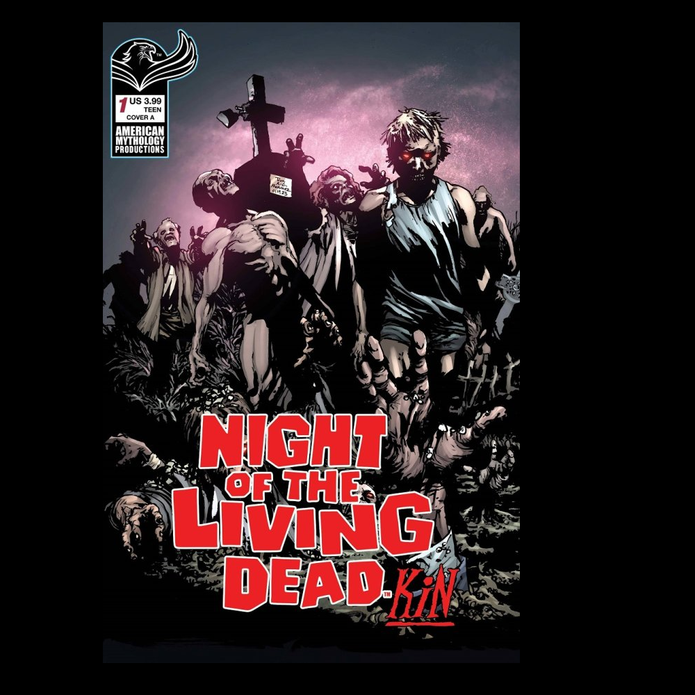 Night Of The Living Dead Kin #1 from American Mythology Productions by S A Check, James Kuhoric with art by Giancarlo Caracuzzo and cover art A.