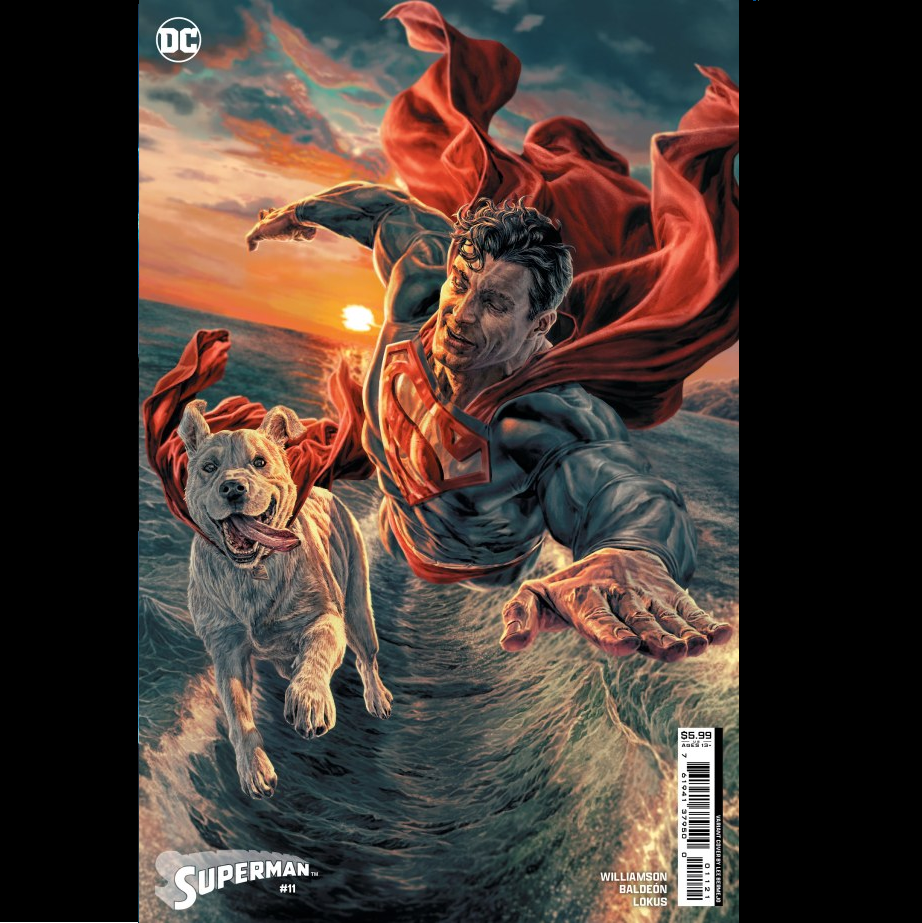 Superman #11 from DC comics written by Joshua Williamson with art by David Baldeon and cover art B.