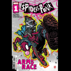 Spider-Punk: Arms Race #1 from Marvel Comics written by Cody Ziglar and art by Justin Mason. In a world without Norman Osborn Spider Punk reigns.&nbsp;