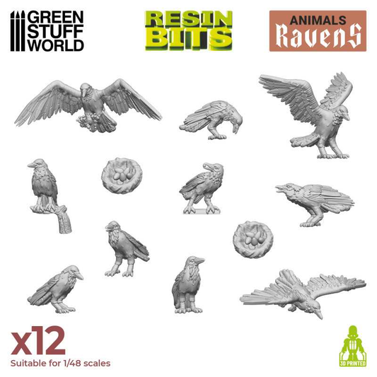 Ravens from the Resin Bits by Gr...