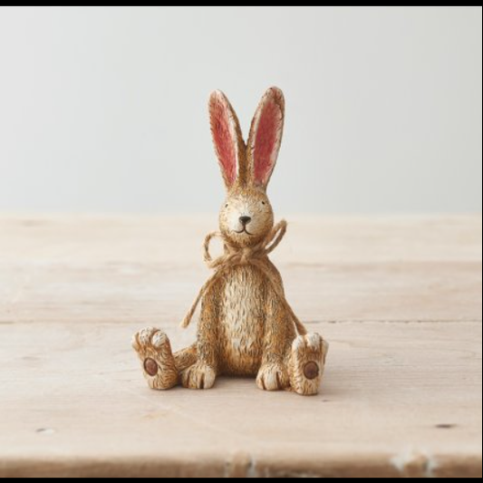 Sitting Rabbit With Bow. A cute ...